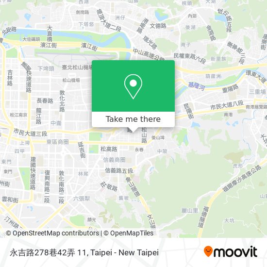永吉路278巷42弄 11地圖