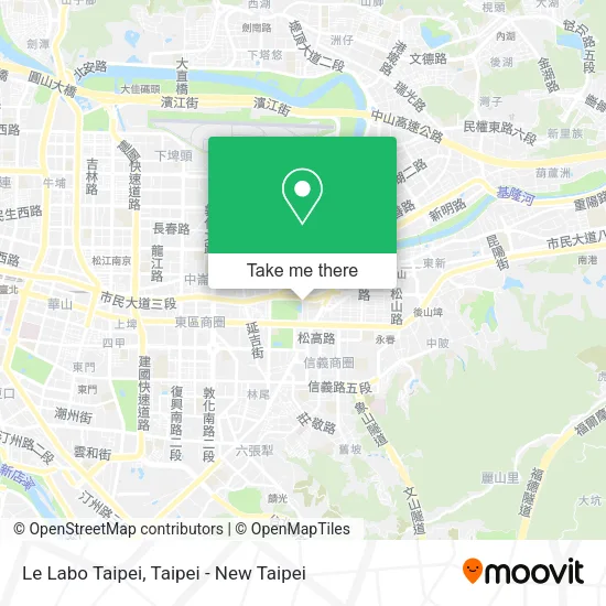 Le Labo Taipei map