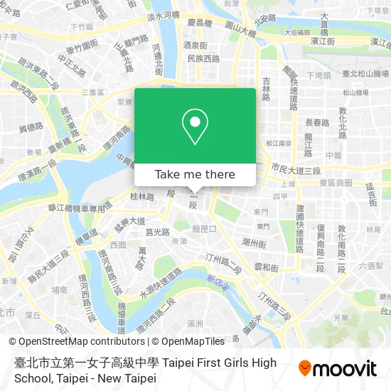臺北市立第一女子高級中學 Taipei First Girls High School map