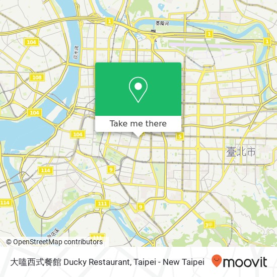 大嗑西式餐館 Ducky Restaurant map