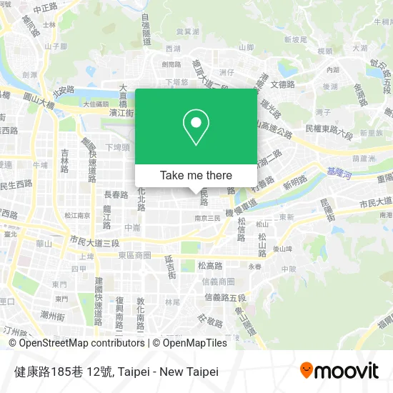 健康路185巷 12號 map