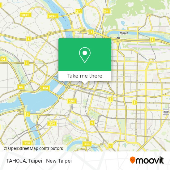 TAHOJA map