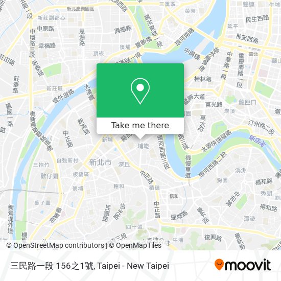 三民路一段 156之1號地圖