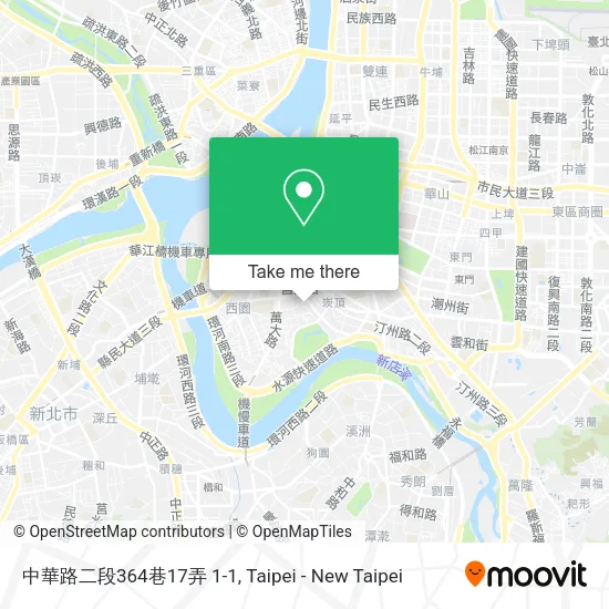 中華路二段364巷17弄 1-1地圖