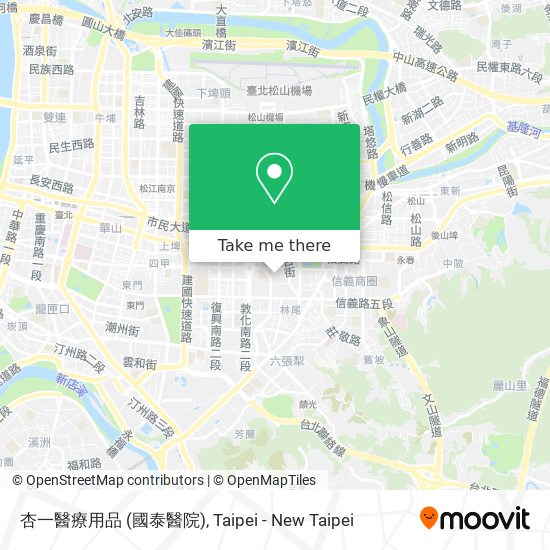 杏一醫療用品 (國泰醫院) map