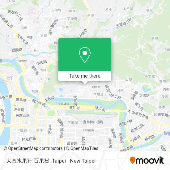大直水果行 百果樹地圖