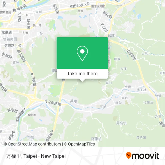 万福里地圖