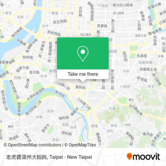 老虎醬溫州大餛飩地圖