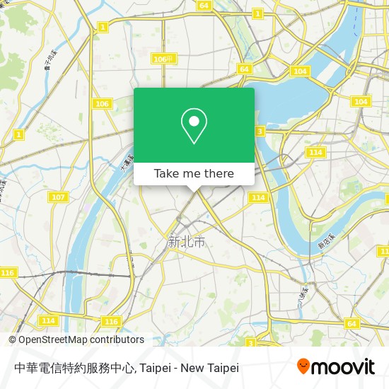 中華電信特約服務中心 map