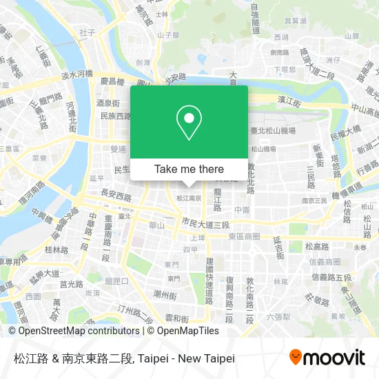 松江路 & 南京東路二段地圖