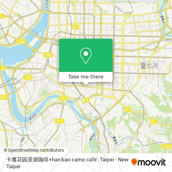 卡魔花园景观咖啡+han bao camo cafe' map