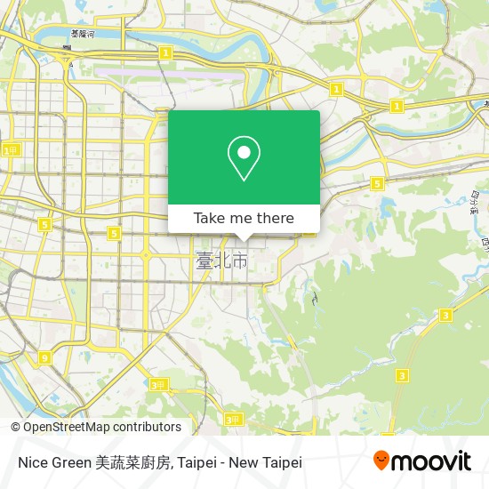 Nice Green 美蔬菜廚房 map