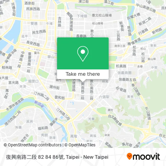 復興南路二段 82 84 86號 map