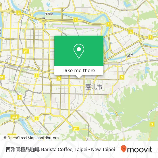 西雅圖極品咖啡 Barista Coffee map