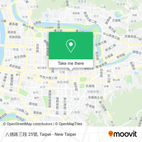 八德路三段 25號地圖
