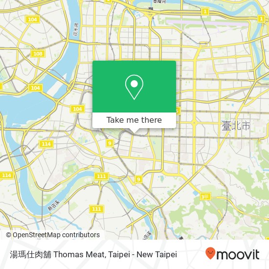 湯瑪仕肉舖 Thomas Meat地圖