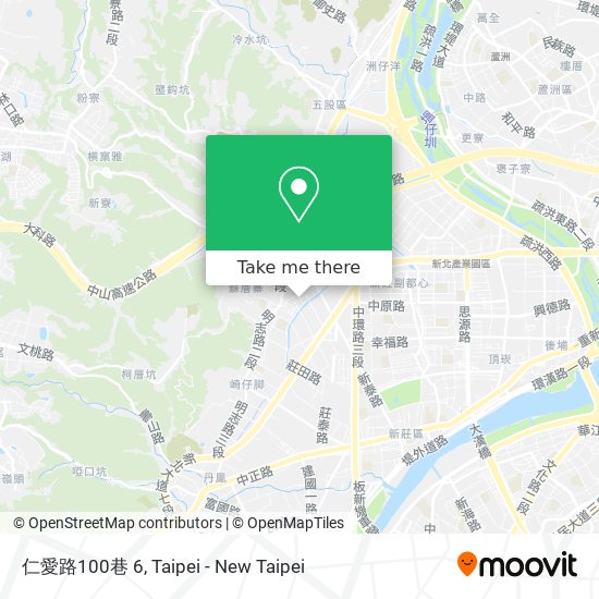仁愛路100巷 6地圖