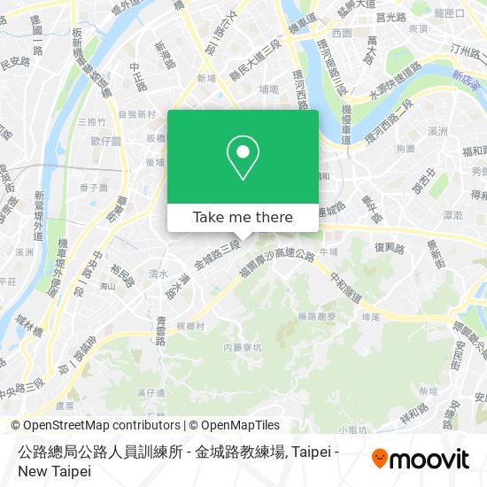 公路總局公路人員訓練所 - 金城路教練場 map