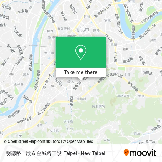 明德路一段 & 金城路三段 map