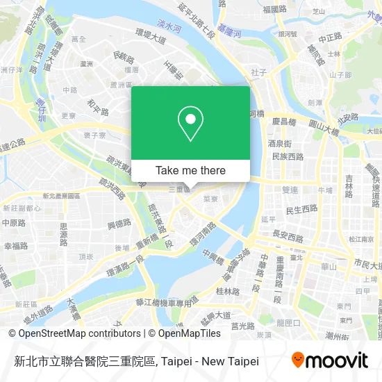 新北市立聯合醫院三重院區 map