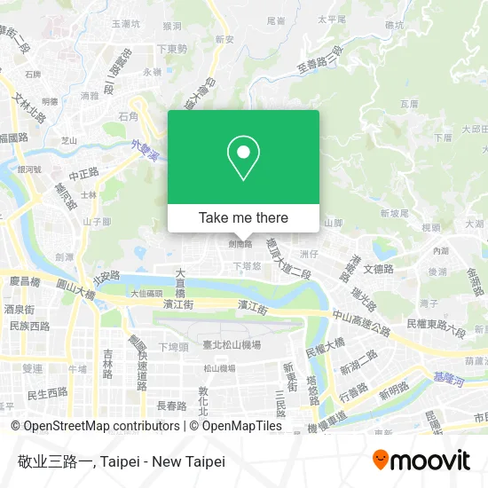 敬业三路一地圖