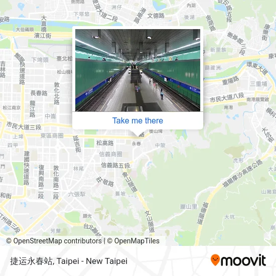 捷运永春站地圖