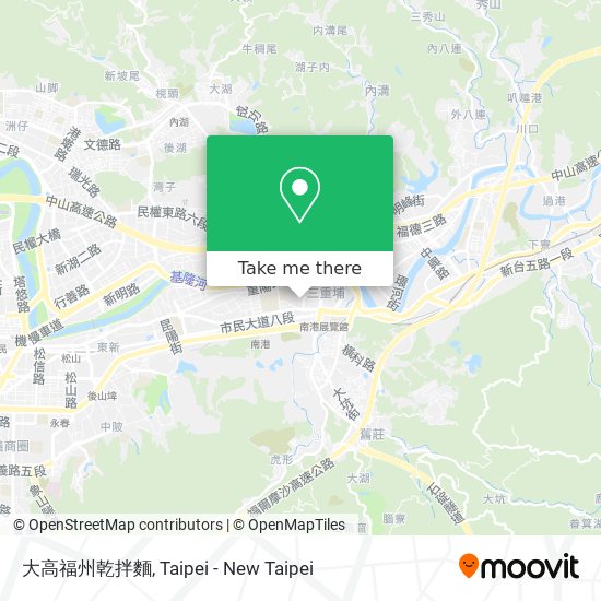 大高福州乾拌麵 map