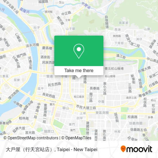 大戶屋（行天宮站店）地圖