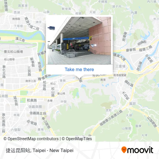捷运昆阳站地圖