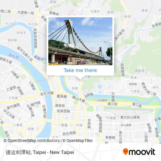 捷运剑潭站 map