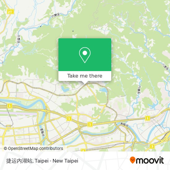 捷运内湖站 map
