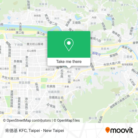 肯德基 KFC map