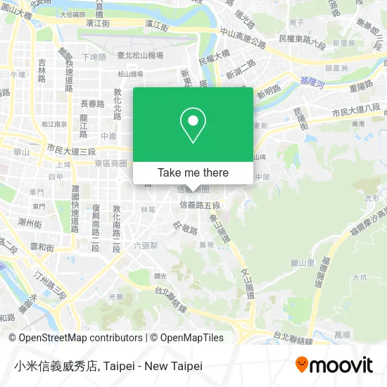 小米信義威秀店地圖