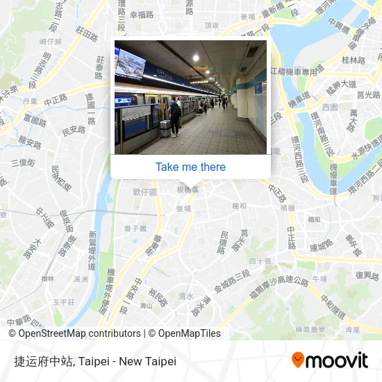 捷运府中站地圖