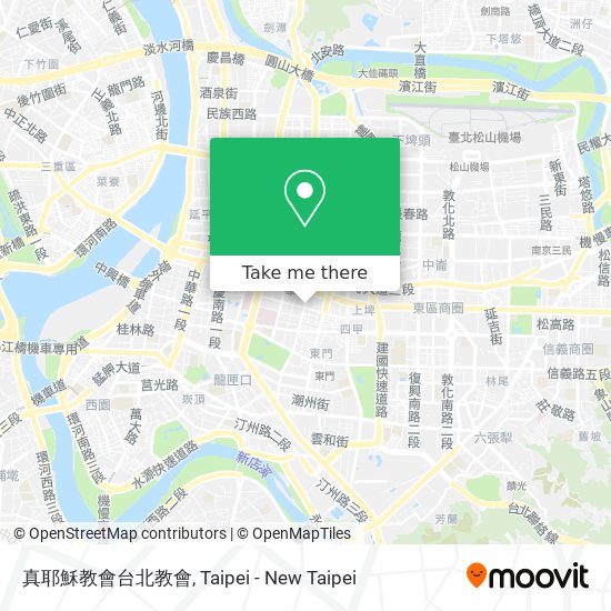真耶穌教會台北教會 map