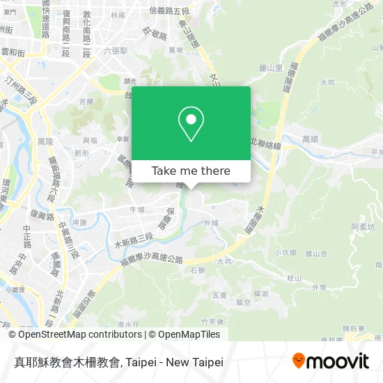 真耶穌教會木柵教會 map