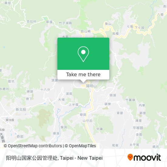 阳明山国家公园管理处 map