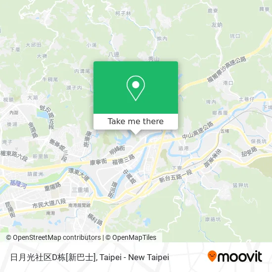 日月光社区D栋[新巴士] map