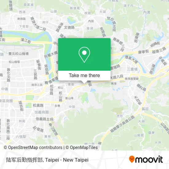 陆军后勤指挥部地圖