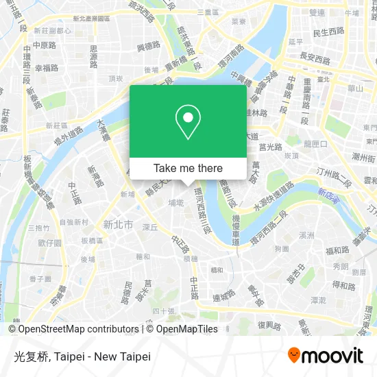 光复桥地圖