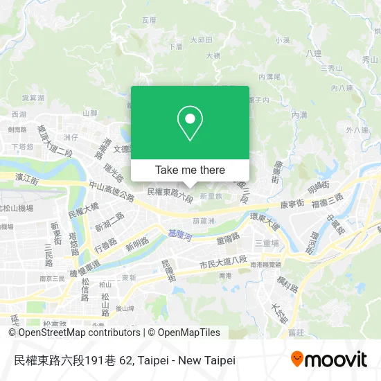 民權東路六段191巷 62地圖
