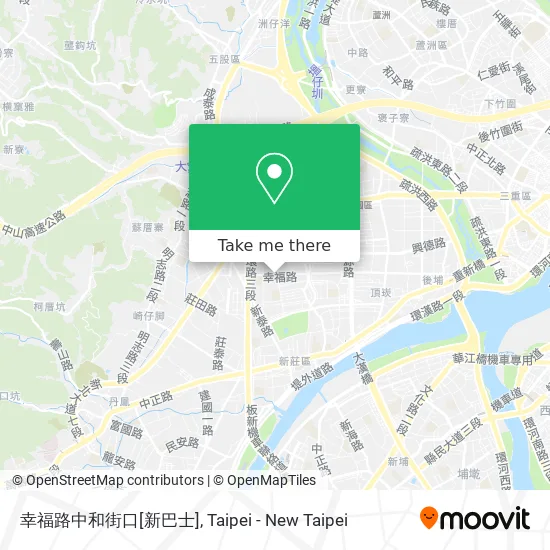 幸福路中和街口[新巴士] map