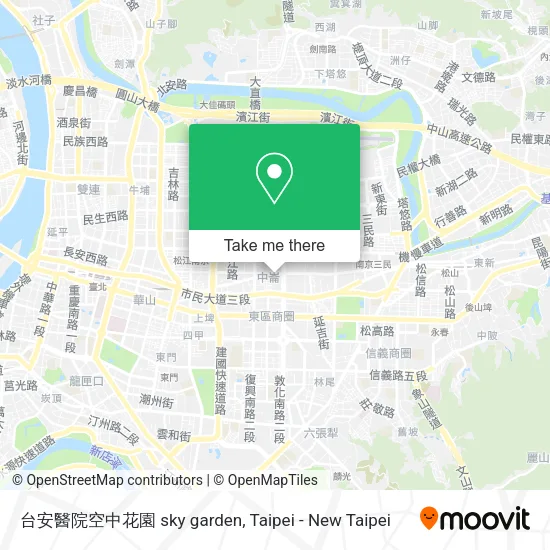 台安醫院空中花園 sky garden map