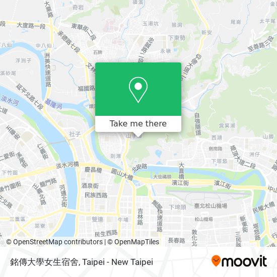 銘傳大學女生宿舍 map