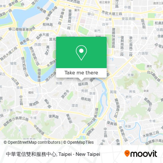 中華電信雙和服務中心 map