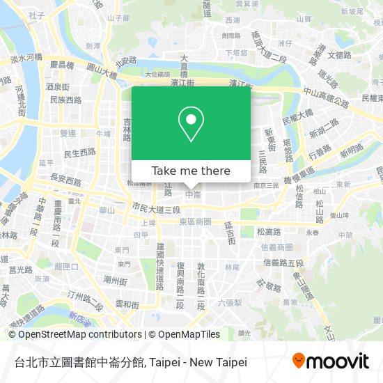 台北市立圖書館中崙分館 map