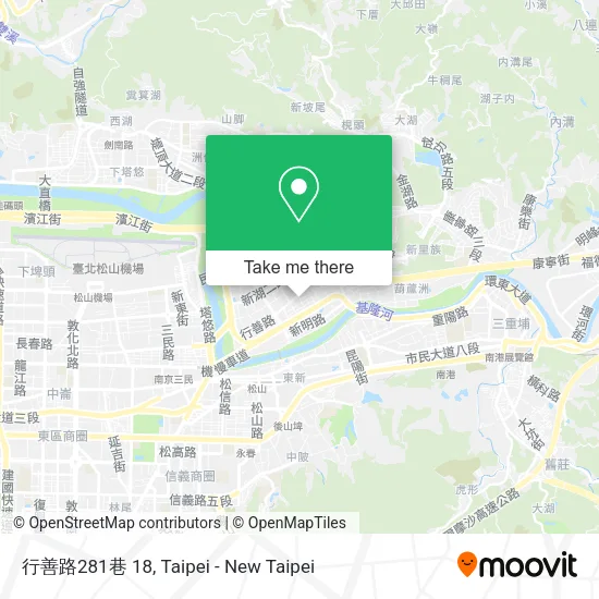 行善路281巷 18地圖