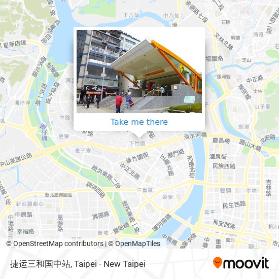 捷运三和国中站 map