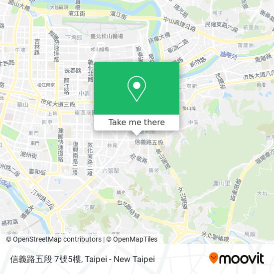 信義路五段 7號5樓地圖
