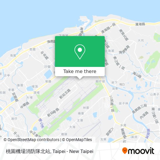 桃園機場消防隊北站地圖